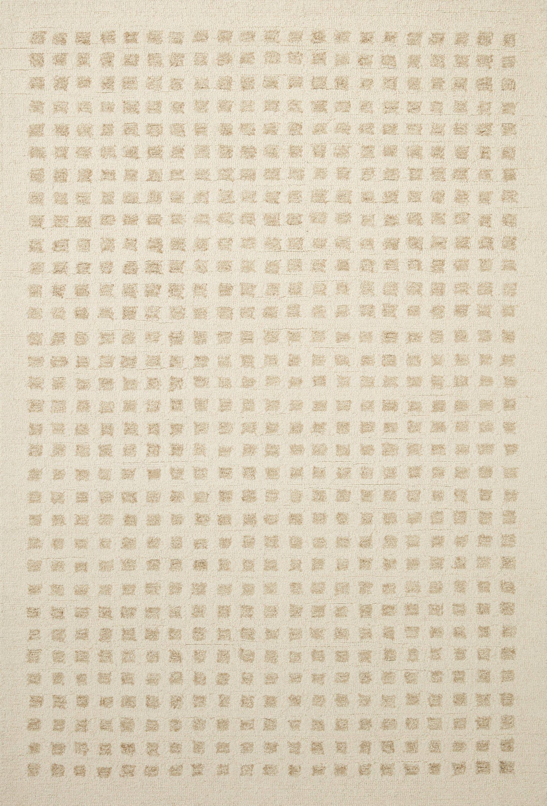 Chris Loves Julia x Loloi Polly POL-01 Ivory Natural Rug - 7 ft 9 in x 9 ft 9 in