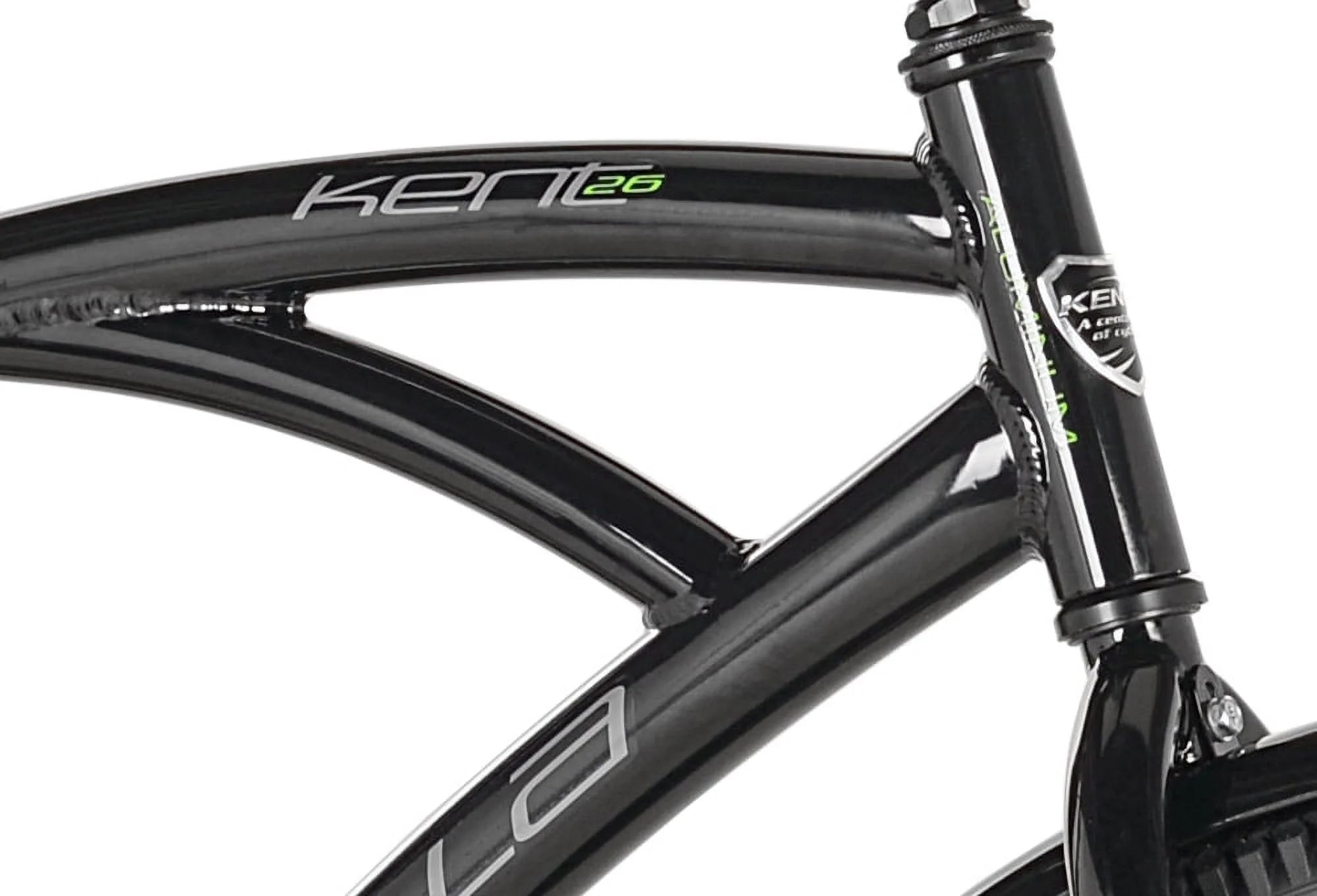 26" Kent la Jolla Cruiser Men'S Bike, Adult Ages 13+, Black/Green