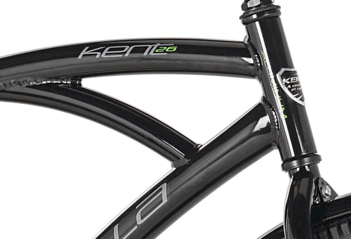 26" Kent la Jolla Cruiser Men'S Bike, Adult Ages 13+, Black/Green